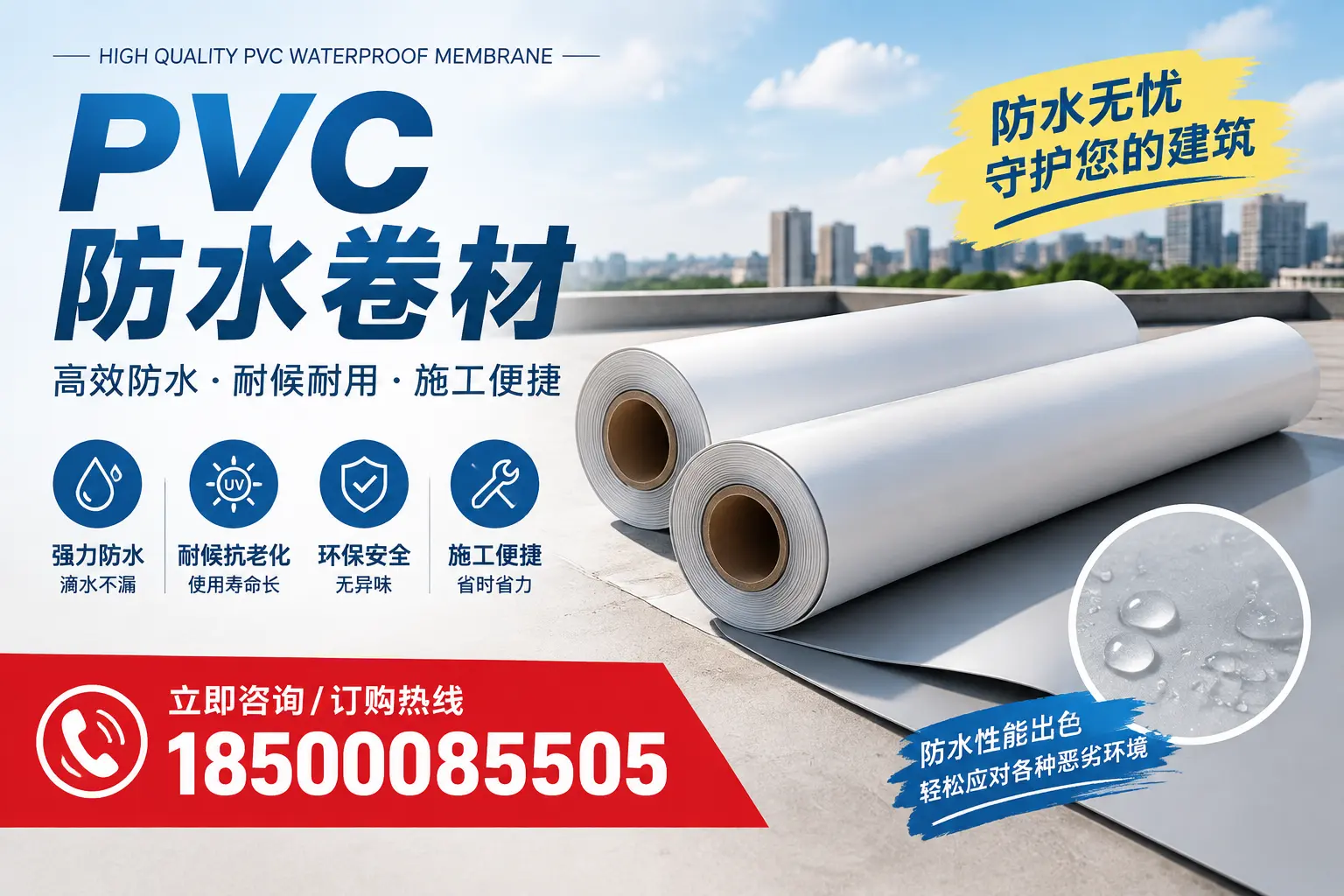 如何正确储存PVC防水卷材？陇南用户的实用建议