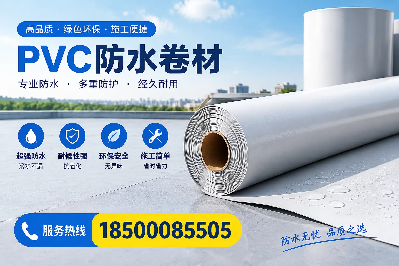 选用PVC防水卷材时需要避开的常见误区，特别是在陇南