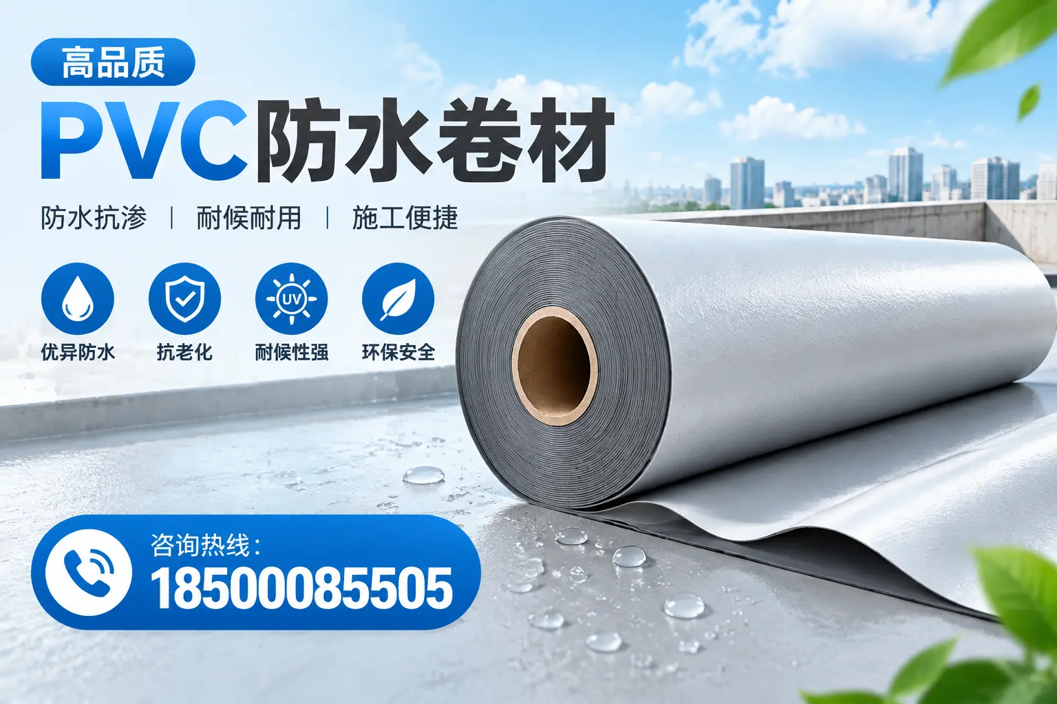 什么是pvc防水卷材?陇南消费者需了解的基础知识